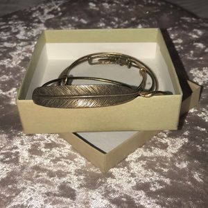 Alex and Ani Feather Bangle Set